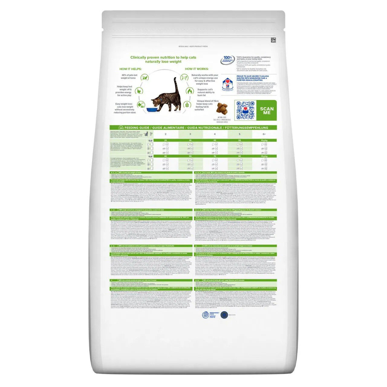 Hill's - Croquettes Prescription Diet Metabolic pour Chats - 8Kg Image num&eacute;ro 2