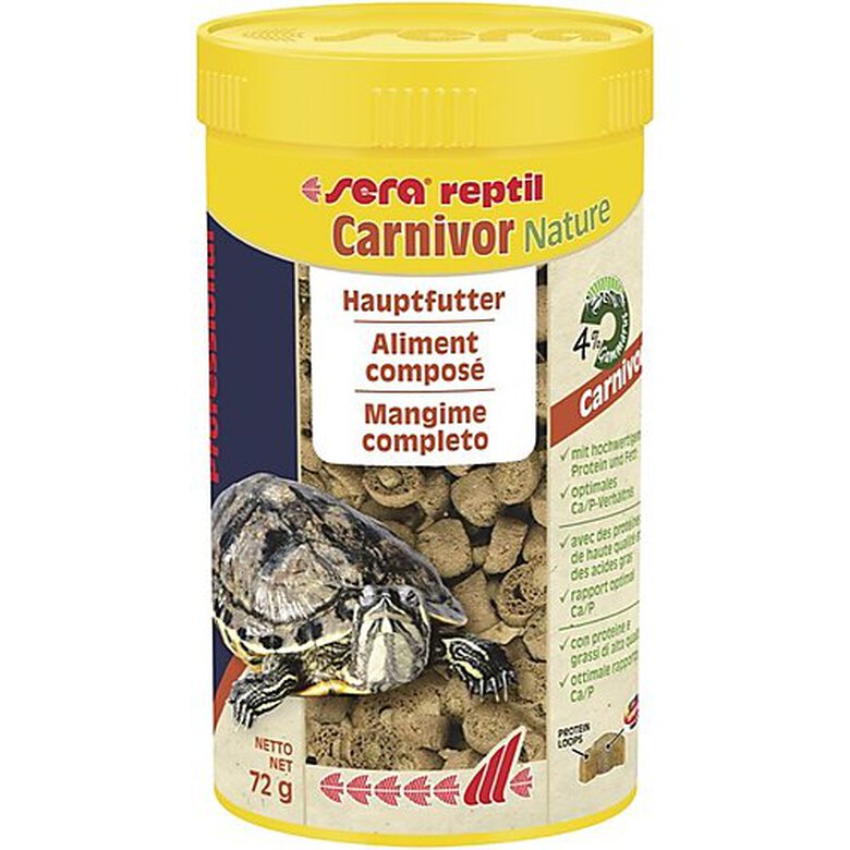 Sera - Aliments Professional Carnivor Nature pour Reptiles Carnivores - 72g image number null