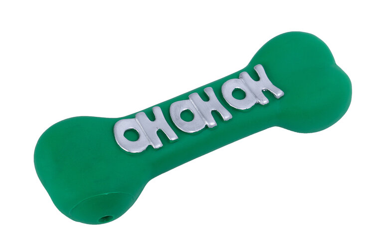 Wouapy - Jouet Os Ohohoh Vinyl pour Chiens - Vert Image numéro 1 Wouapy - Jouet Os Ohohoh Vinyl pour Chiens - Vert Image numéro 1