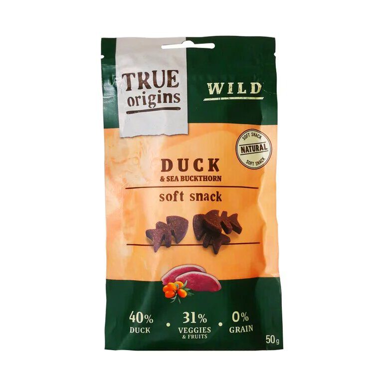 True Origins Wild - Friandises Soft au Canard pour Chats - 50g Image num&eacute;ro 1