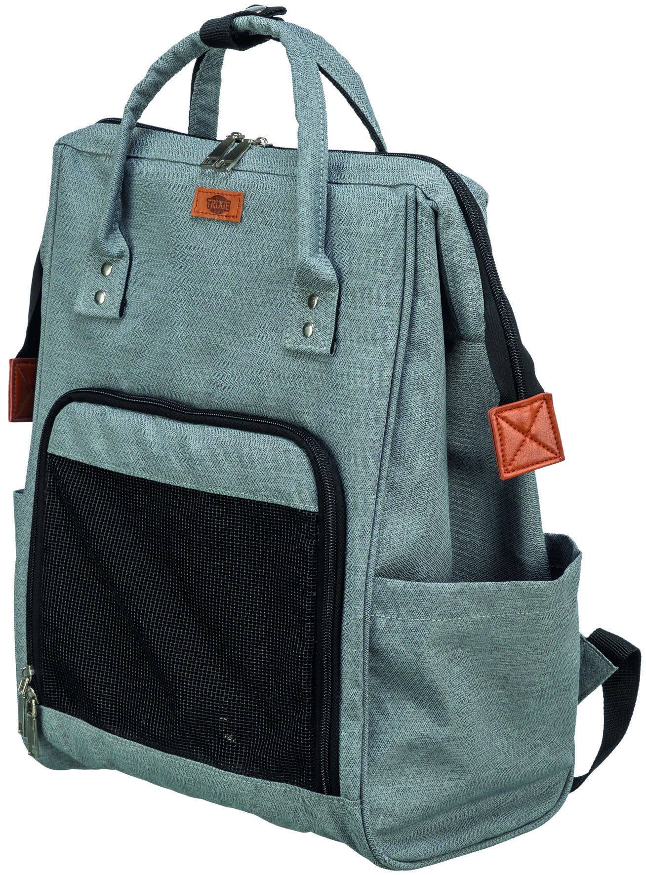 Trixie - Sac &agrave; Dos Ava Gris pour Chiens - 32x42x20cm Image num&eacute;ro 2