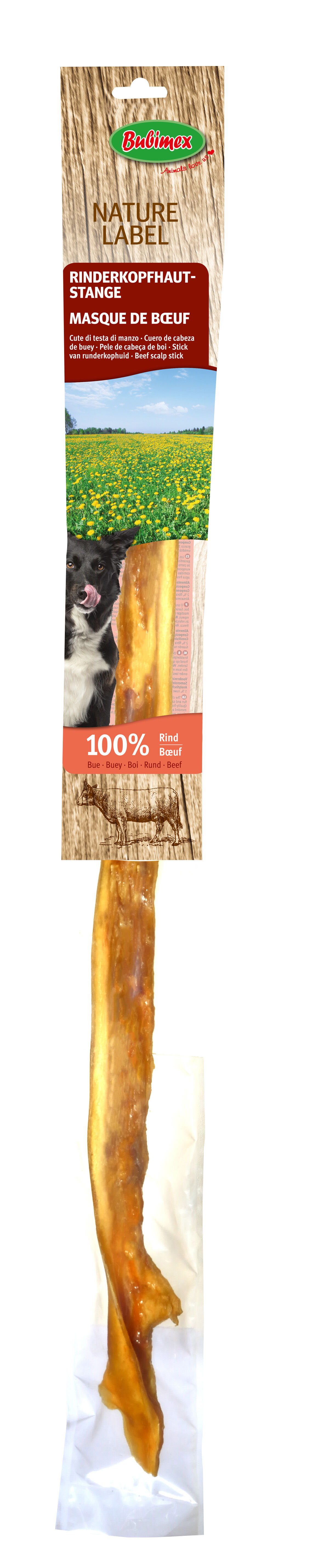 Bubimex - Friandise Masque de B&oelig;uf pour Chiens - 70cm Image num&eacute;ro 1