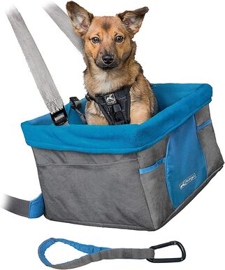 Kurgo - Siège Réhausseur "Heather Booster" pour Chiens - Gris