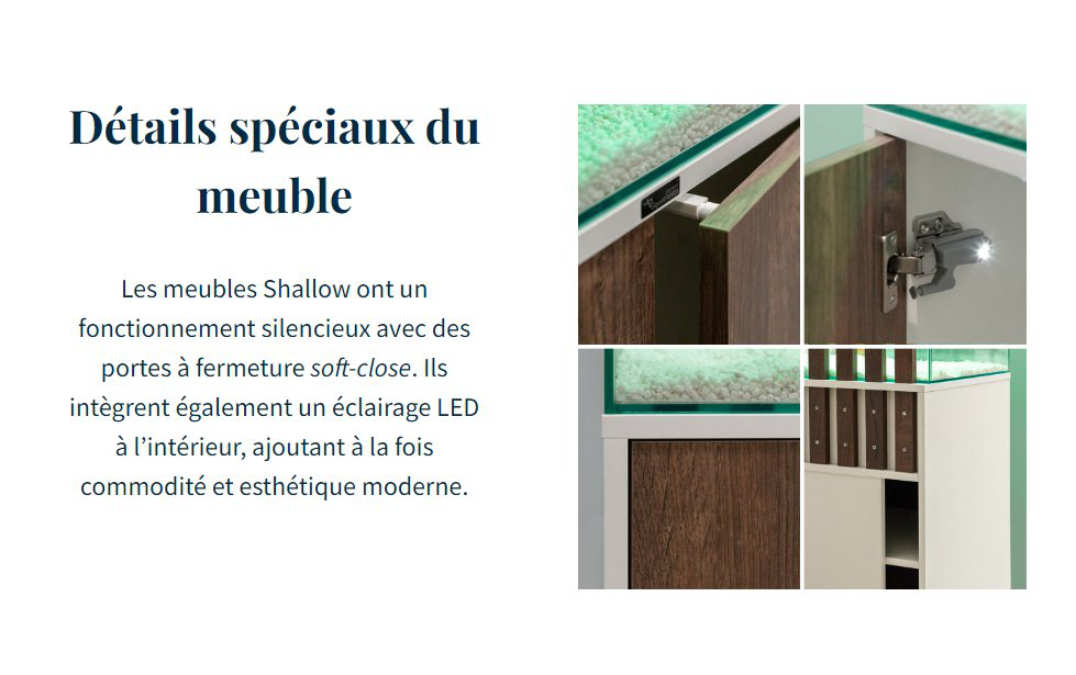 Aquatlantis - Ensemble Shallow 80 Blanc/Ch&ecirc;ne - 93L Image num&eacute;ro 6