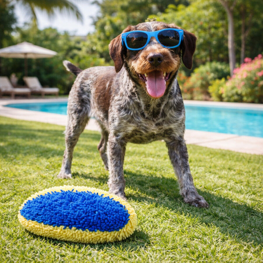 Summer Vibes - Peluche Ballon Ovale Sonore et Flottante pour Chien - 19cm Image num&eacute;ro 6