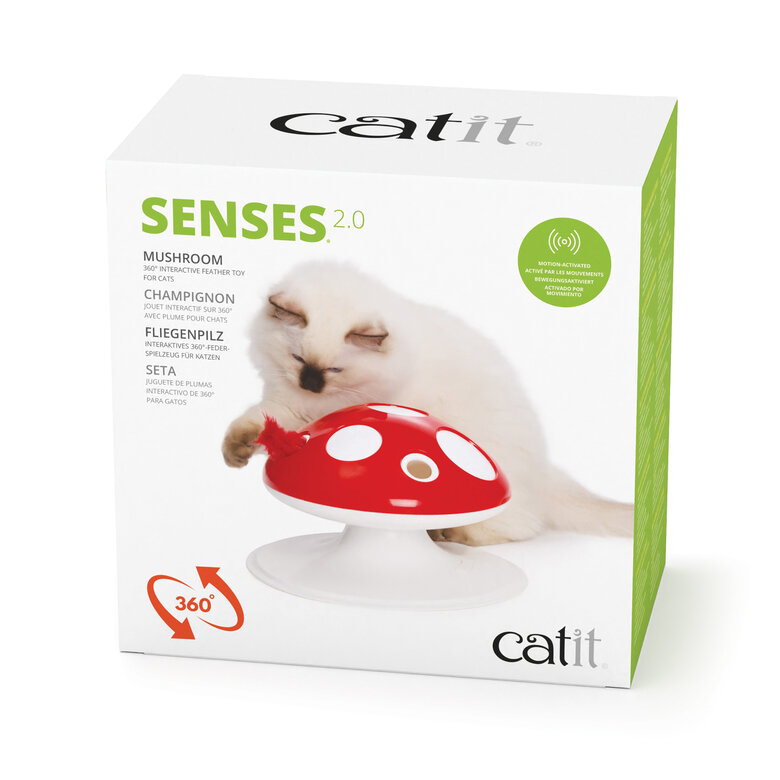 Catit - Jouet Senses 2.0 Champignon pour Chat - 24cm Image numéro 1 Catit - Jouet Senses 2.0 Champignon pour Chat - 24cm Image numéro 1