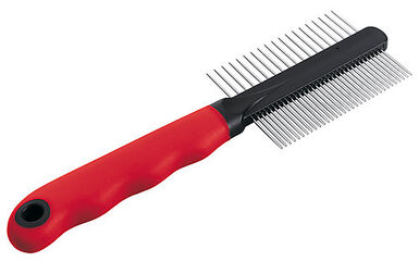 Ferplast - Peigne Gro 5864 Double Dents Larges pour Chien et Chat
