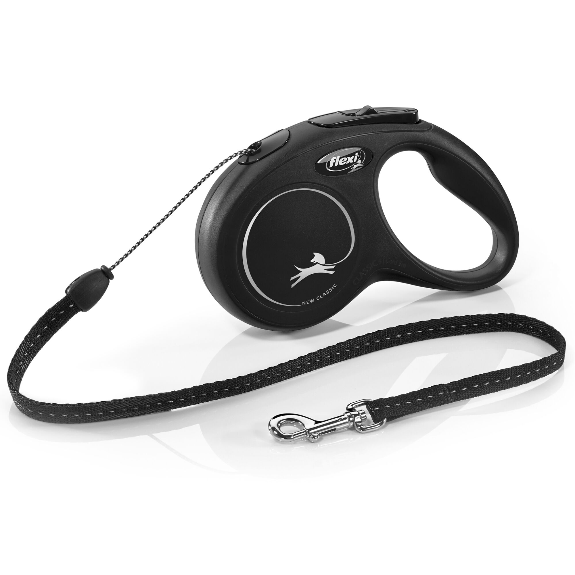 Flexi - Laisse Classic avec Cordon Noir pour Chien - S 5m Image num&eacute;ro 1
