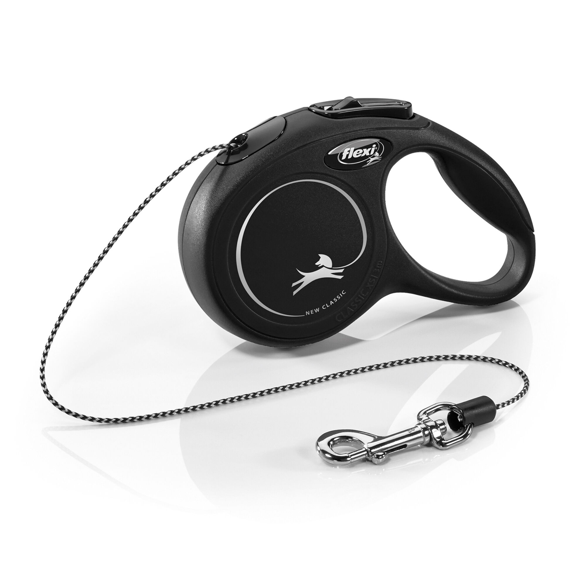 Flexi - Laisse Classic avec Cordon Noir pour Chien - XS 3m Image num&eacute;ro 2