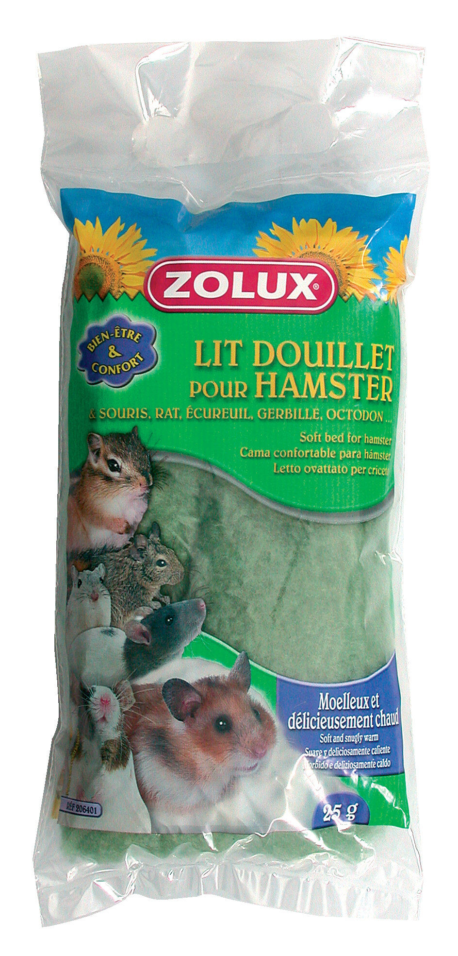 Zolux - Coussin Douillet pour Rongeurs - 25g Image num&eacute;ro 1