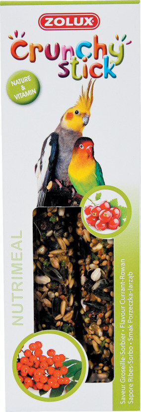 Zolux - Friandises Crunchy Stick Groseille et Sorbier pour Grandes Perruches - 115g Image num&eacute;ro 1