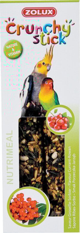 Zolux - Friandises Crunchy Stick Groseille et Sorbier pour Grandes Perruches - 115g Image numéro 1 Zolux - Friandises Crunchy Stick Groseille et Sorbier pour Grandes Perruches - 115g Image numéro 1