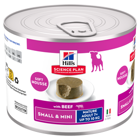 Hill's Science Plan - Mature Small&Mini Mousse Pour Chien Ag&eacute; De Petite Race B&oelig;uf  - 200g