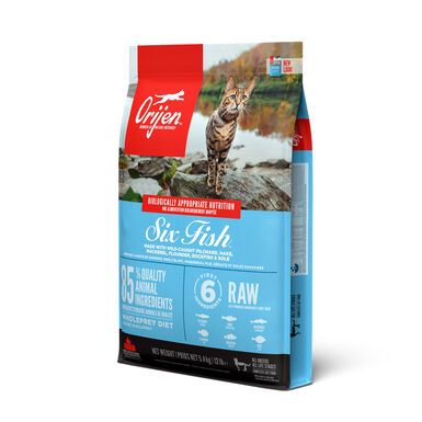 Orijen - Croquettes Six Fish pour Chat - 5,4Kg