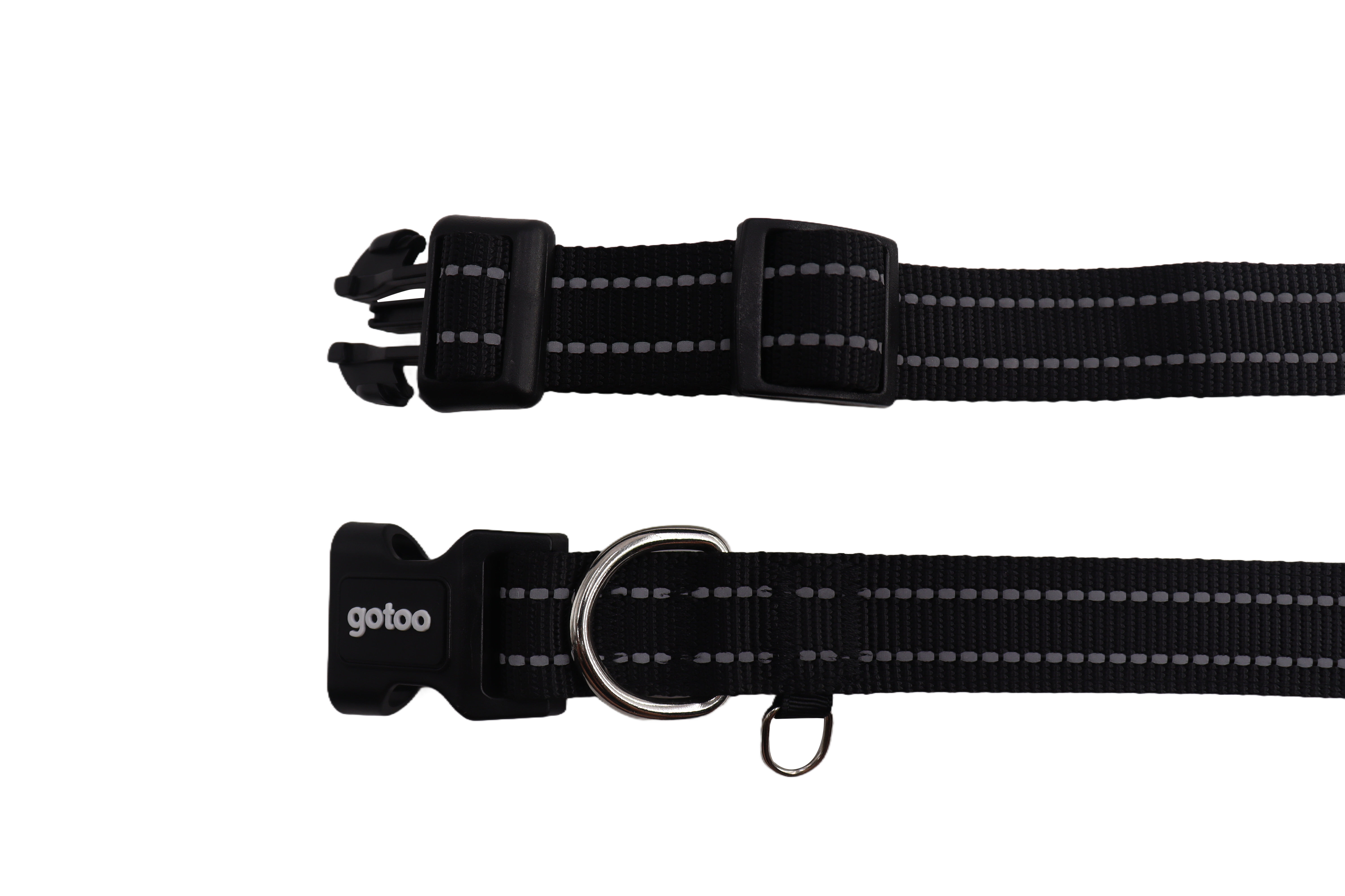 Gotoo  - Collier Essentials en Nylon Premium Noir pour Chien - XS Image num&eacute;ro 2