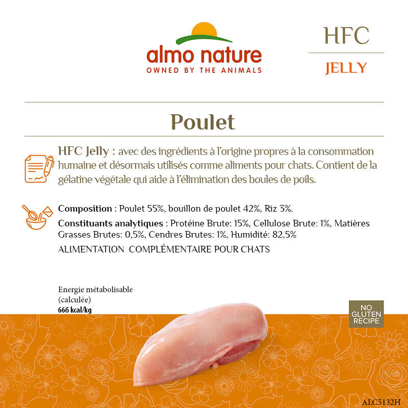 Almo Nature - P&acirc;t&eacute;e Hfc Jelly Poulet - 150g Image num&eacute;ro 3