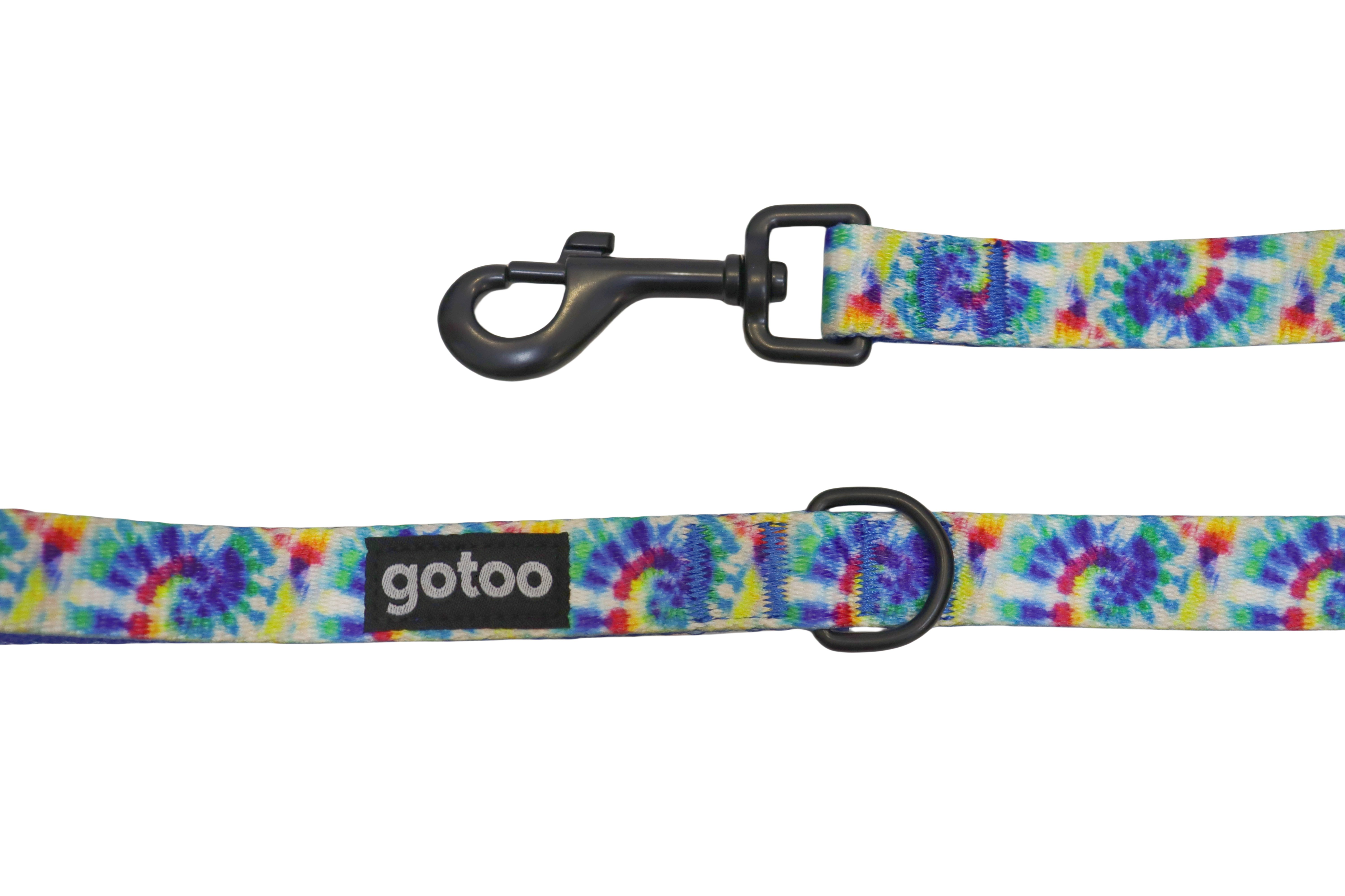 Gotoo - Laisse &agrave; motif Bleu pour Chien - M Image num&eacute;ro 2