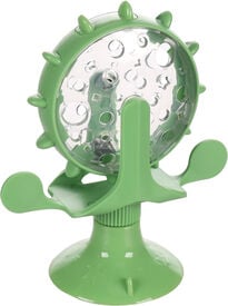 Flamingo - Distributeur de Friandises Turna Vert pour Chats - 13,8x7,6x16,3cm