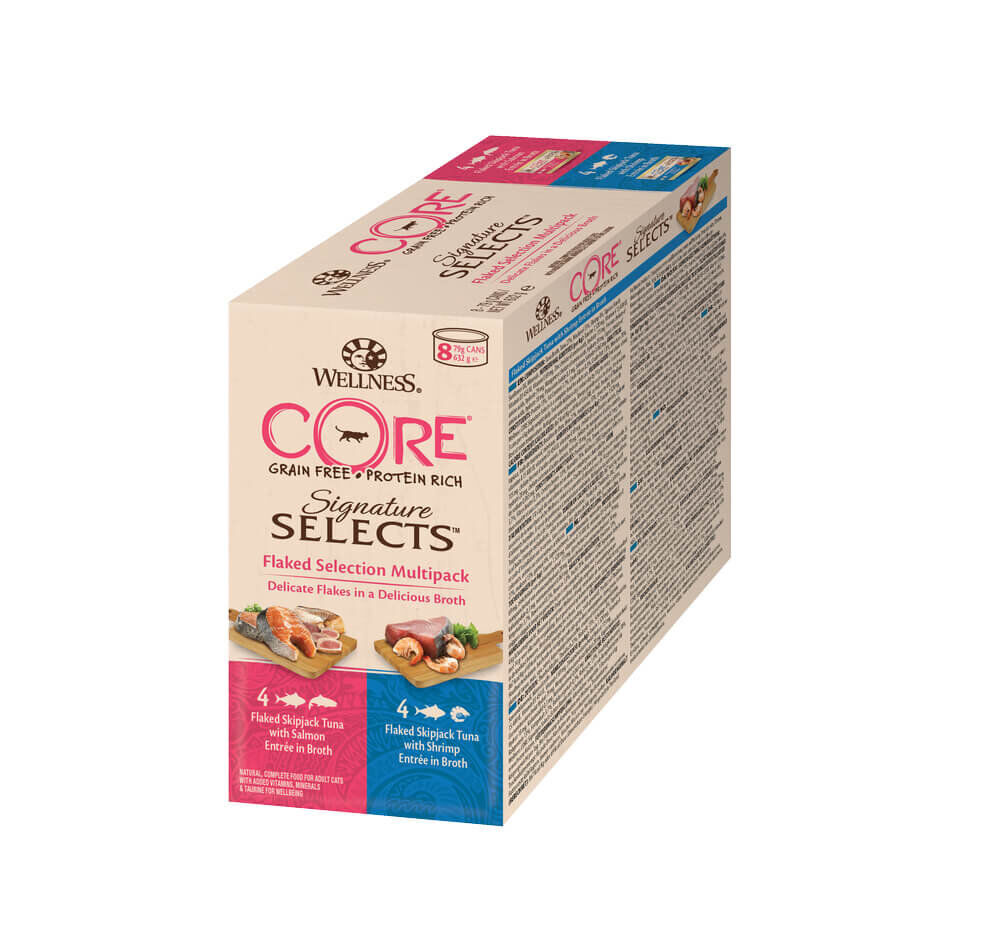 Wellness CORE - Multipack Les &Eacute;miett&eacute;es Signature Selects pour Chat - 635g Image num&eacute;ro 1