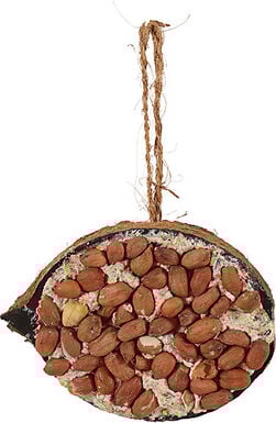 Zolux - Demi noix de coco avec graisse et arachide - 250g