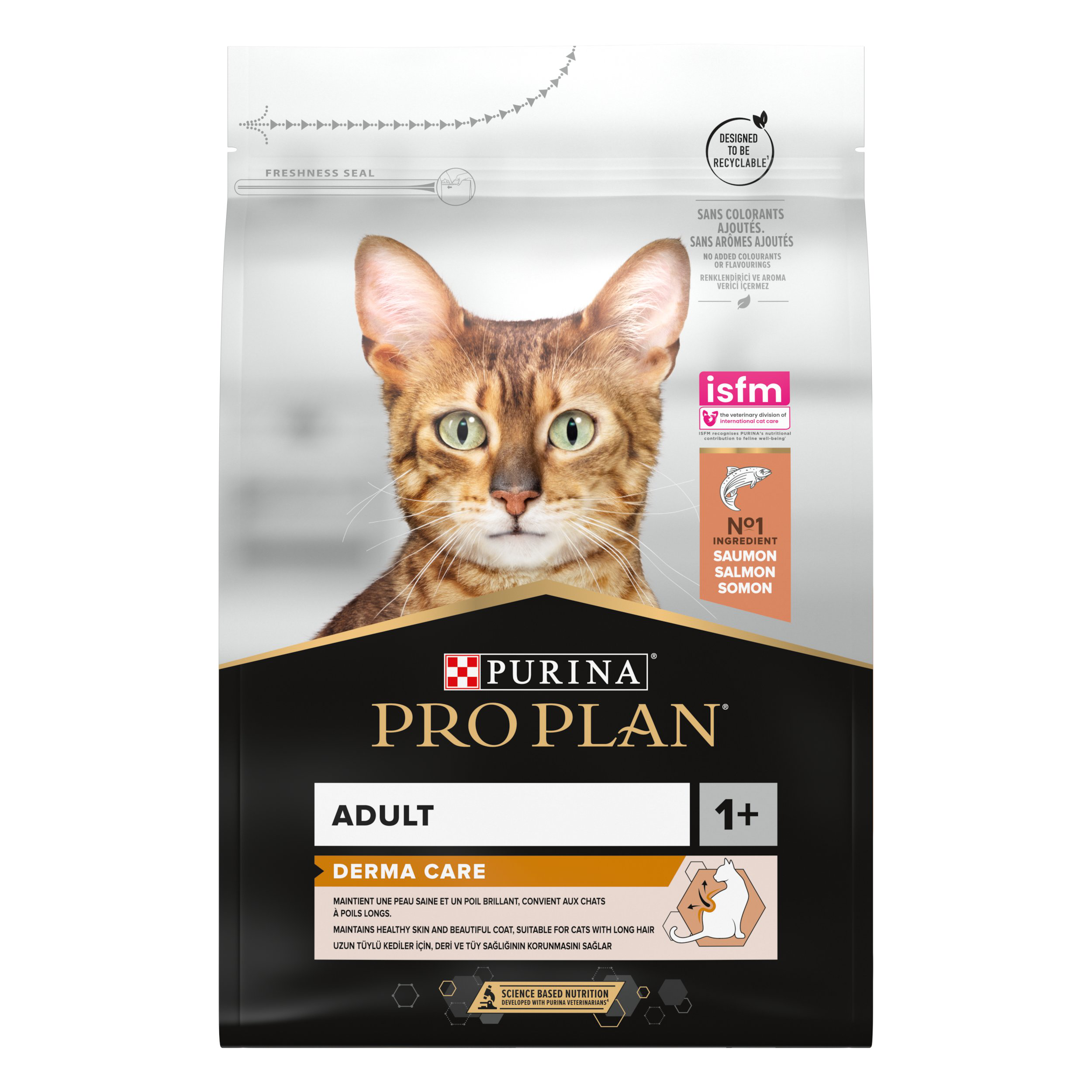 Pro Plan - Croquettes OPTIDERMA Elegant Saumon pour Chat - 3Kg Image num&eacute;ro 1