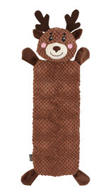 Wouapy - Jouet Cerf 12 Squeaker Peluche Plate pour Chiens