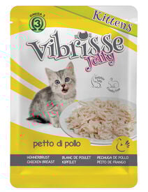 Vibrisse - SACHET JELLY POITRINE DE POULET pour Chats - 70g