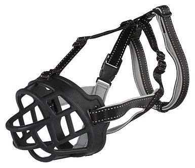 Trixie - Muselière Muzzle Flex en Noir pour Chien