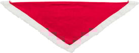 Trixie - Xmas Foulard, aspect velours/peluche, rouge