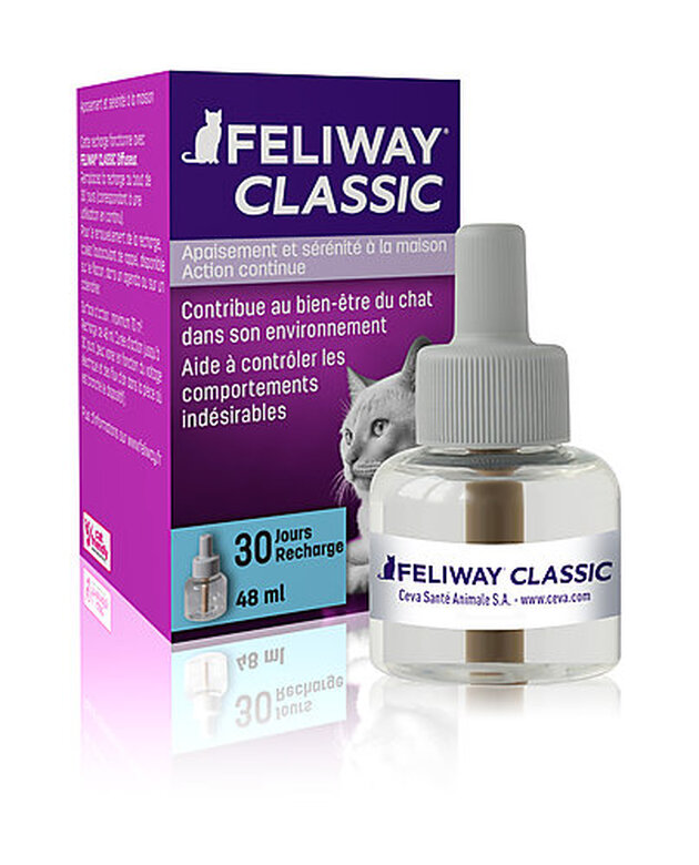 Feliway Classic - Recharge 30J pour le Stress du Chat - 48ml image number null