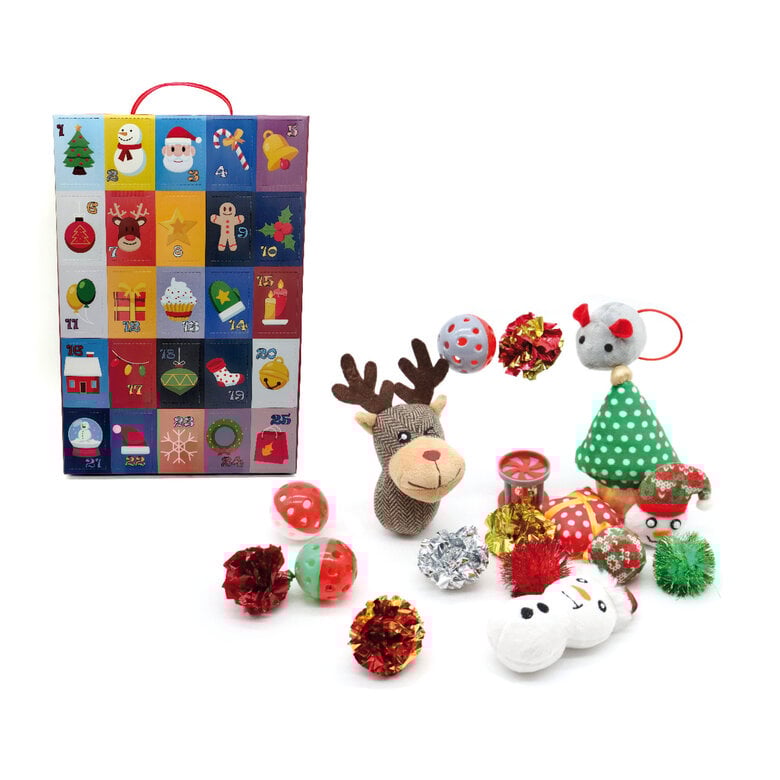 Croci - Calendrier de l'Avent Jouet pour Chats - 25pcs Image numéro 1 Croci - Calendrier de l'Avent Jouet pour Chats - 25pcs Image numéro 1