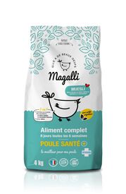 Magalli - Aliment Complet Poule Santé pour Basse-cour - 4Kg
