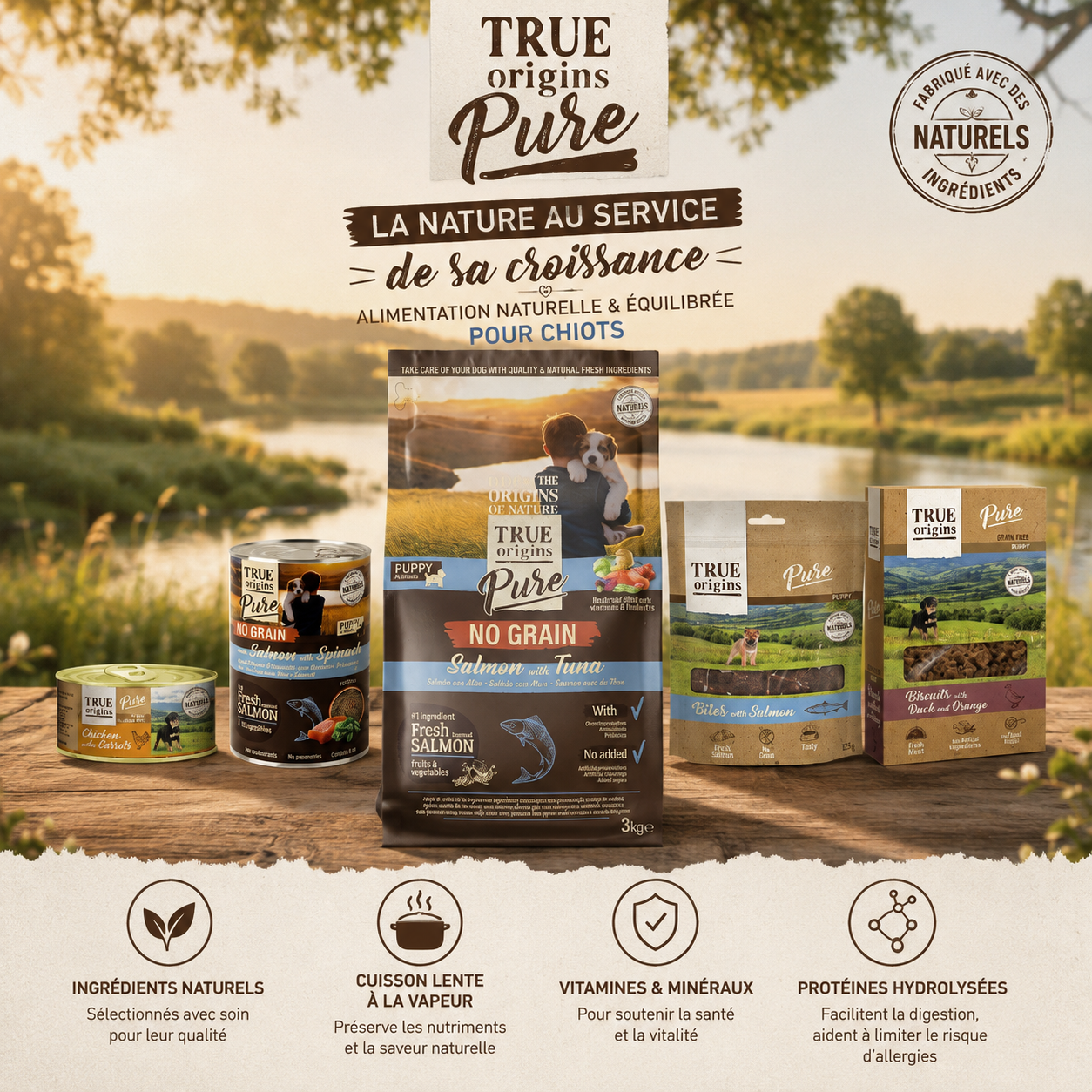 True Origins Pure - Alimentation Humide Chiot Poulet & Carotte - 185g Image num&eacute;ro 2