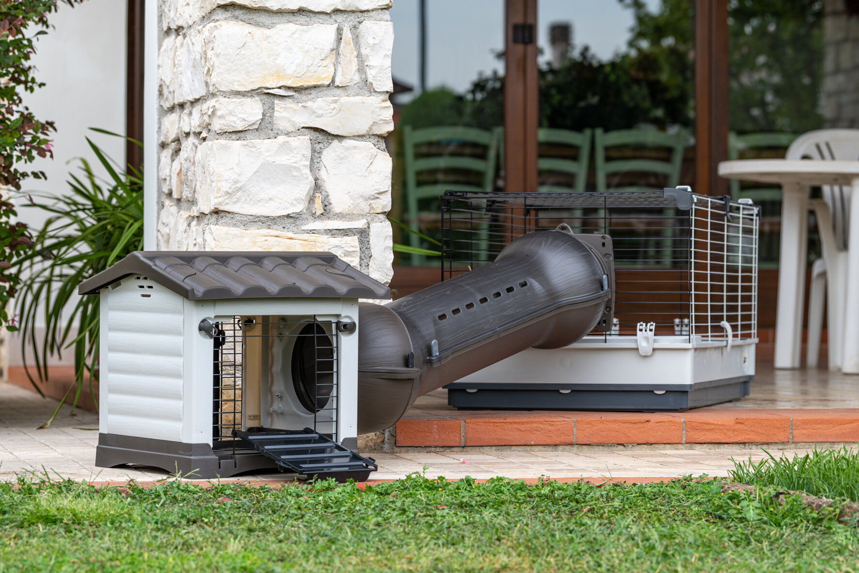 Ferplast - Cage Krolik Large Gris pour Lapin - 100cm Image num&eacute;ro 13