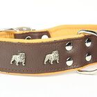 Yogipet - Collier Super Bulldog Cuir T55 45/53cm pour Chien - Marron image number null