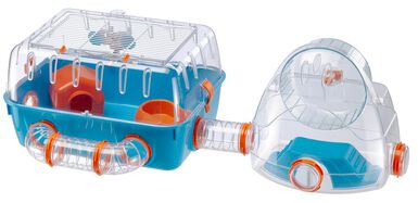 Ferplast - Cage Combi 2 pour Hamsters - 29x79x26cm