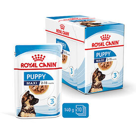 Royal Canin - Sachets Puppy Maxi en Sauce pour Chiot - 10x140g