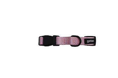 Gotoo - Collier Chevron Rose pour Chien