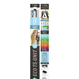 Reptile Systems - Eclairage Eco T5 Unit Zone 1 Ferguson pour Terrarium - 39W