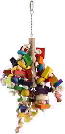 Flamingo - Jouet Rainbow Multicolor pour Perruches - 58cm