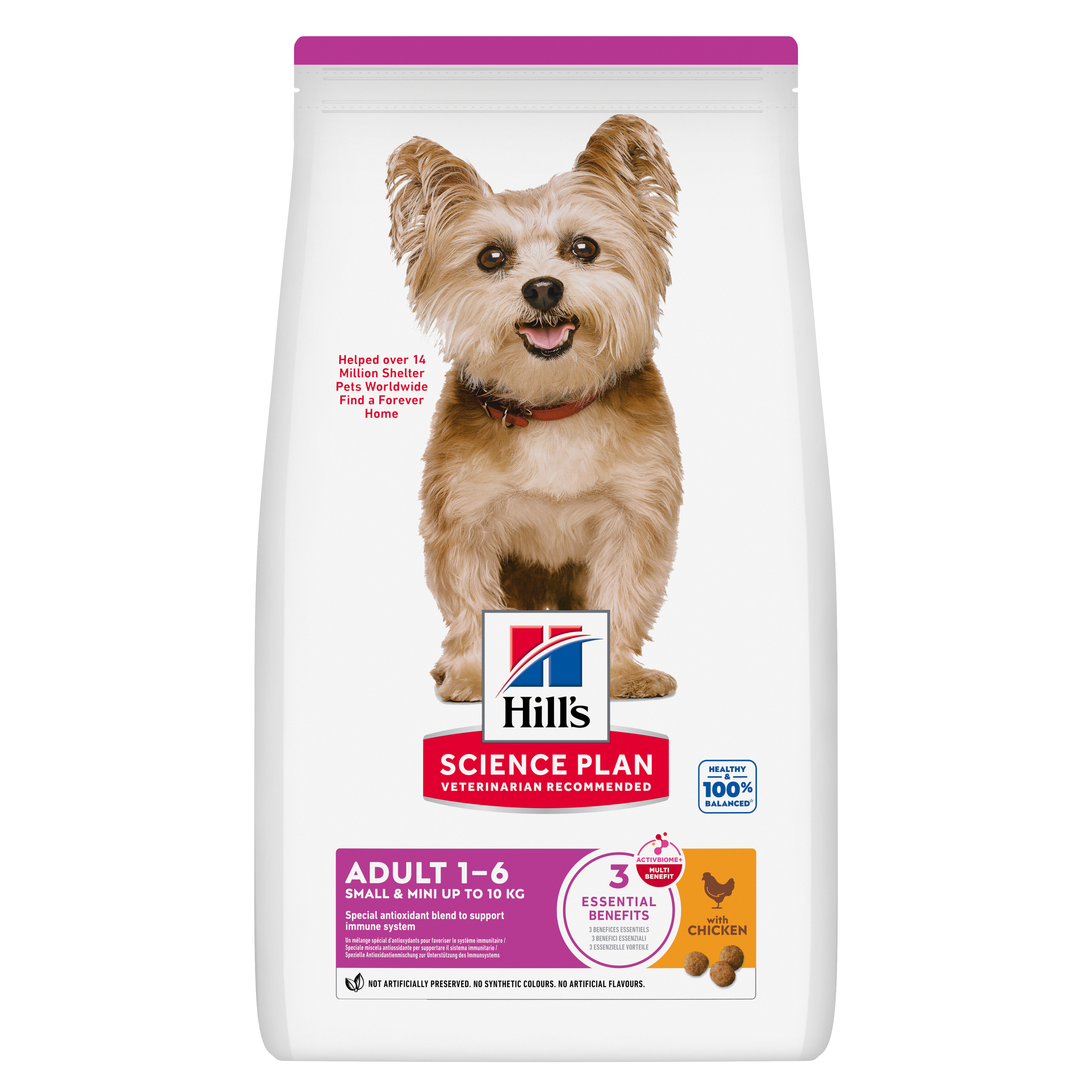 Hill's Science Plan - Adult Small & Mini Croquettes Pour Petit Chien Au Poulet  -  1,5kg Image num&eacute;ro 1