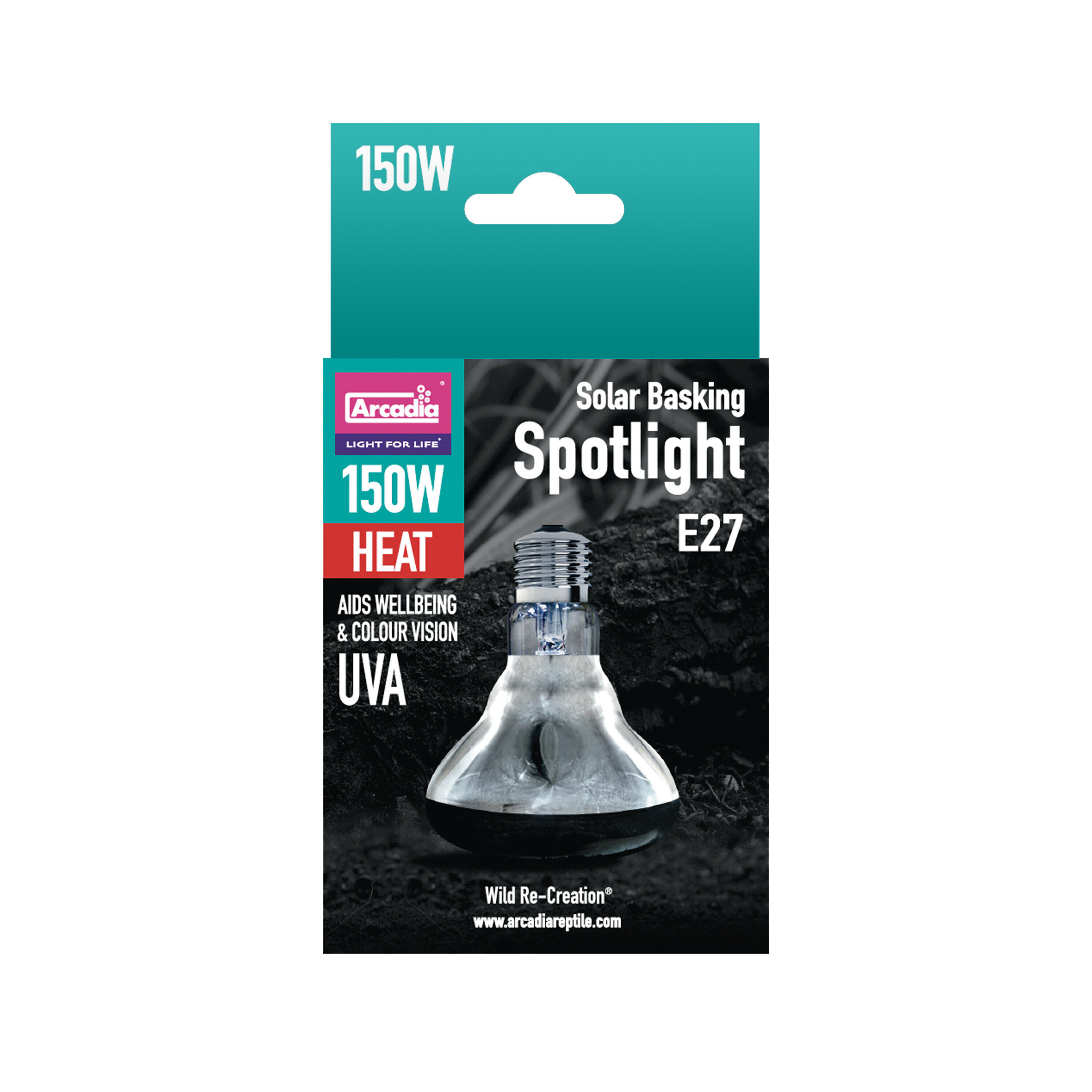 Arcadia - Spots Solar Basking 150 Watt - R&eacute;ptiles Image num&eacute;ro 2
