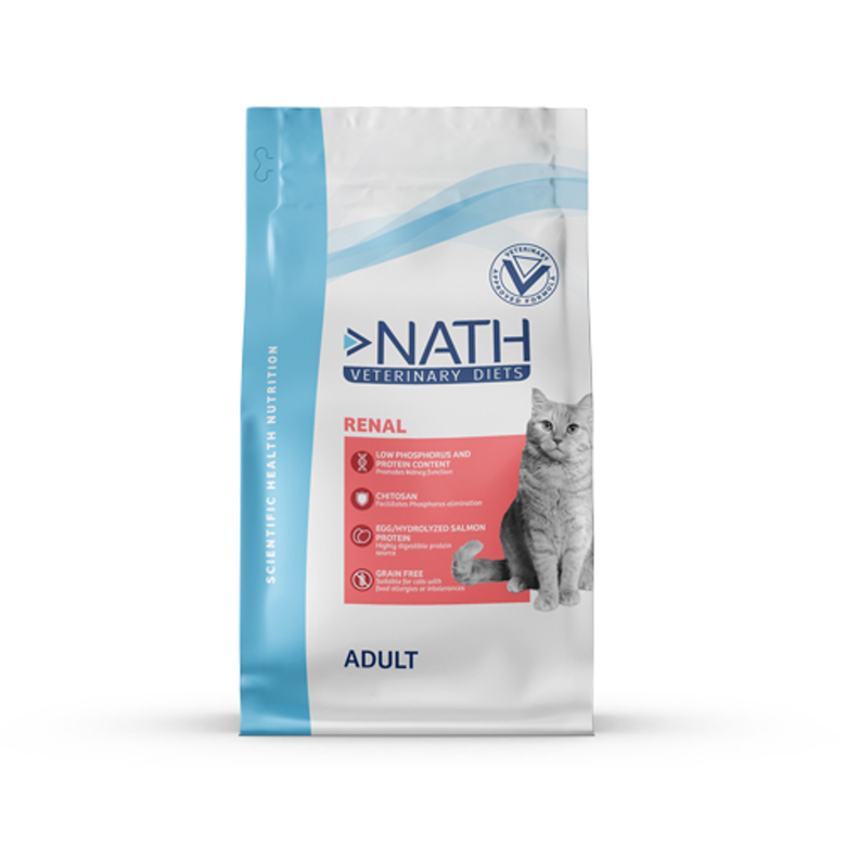 Nath Veterinary Diet - Croquettes Renal Sans Céréales pour Chat - 4Kg Image numéro 1 Nath Veterinary Diet - Croquettes Renal Sans Céréales pour Chat - 4Kg Image numéro 1