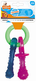Nylabone - Jouet Puppy Tétine Pacifier au Bacon pour Chiots - XS