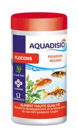 Aquadisio - Aliments Flocons Haute Qualité pour Poissons Rouges - 1,2L