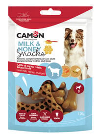 Camon - Friandises Milk & Honey Snacks Lait Miel et Gel&eacute;e Royal - S