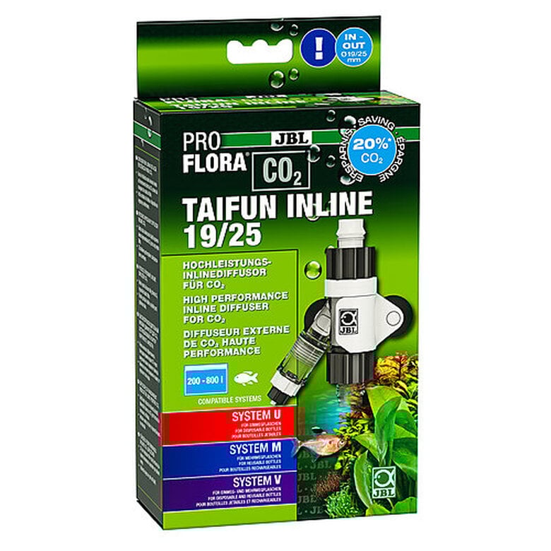 JBL - Diffuseur CO2 Proflora Taifun Inline 19/25 pour Aquarium Image numéro 1 JBL - Diffuseur CO2 Proflora Taifun Inline 19/25 pour Aquarium Image numéro 1