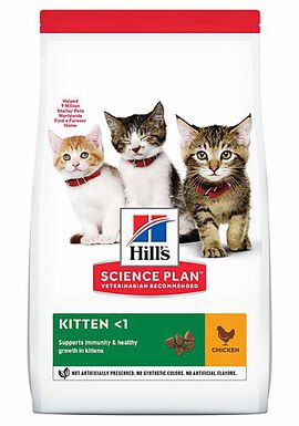Hill's - Feline Kitten Poulet pour Chaton - 1,5Kg