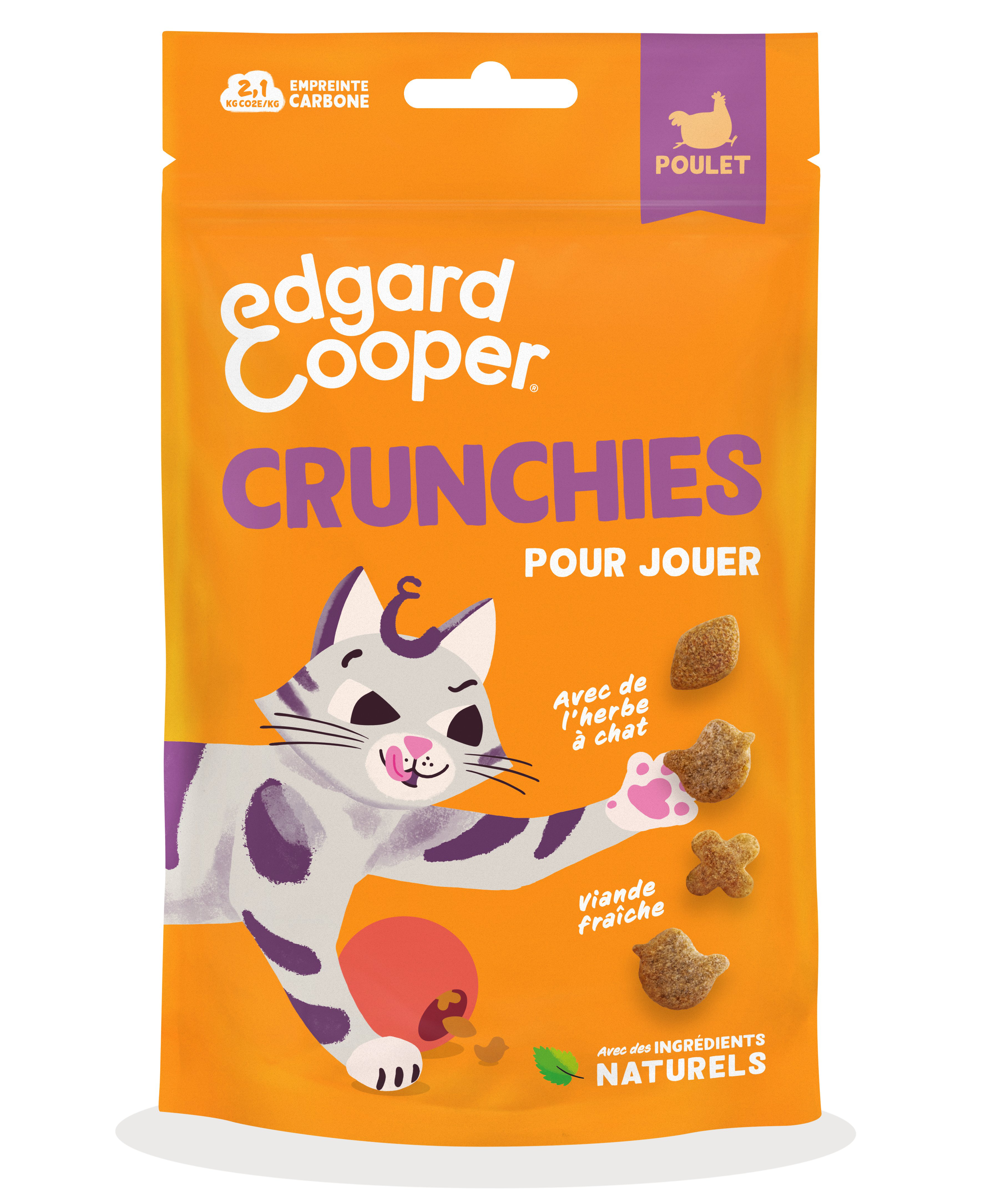Edgard & Cooper - Friandises Crunchies Au Poulet Pour Chat - 50g Image num&eacute;ro 1