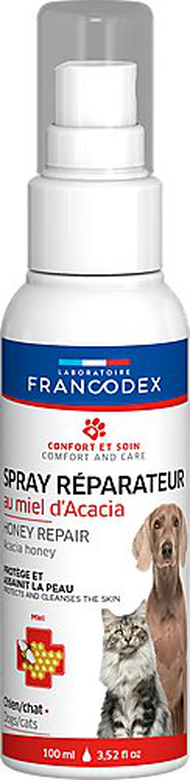 Francodex - Spray Réparateur au Miel pour Chiens et Chats - 100ml image number null